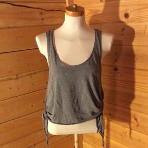 3/$15 Victoria Secret Tie Tank Top Gray Size Med